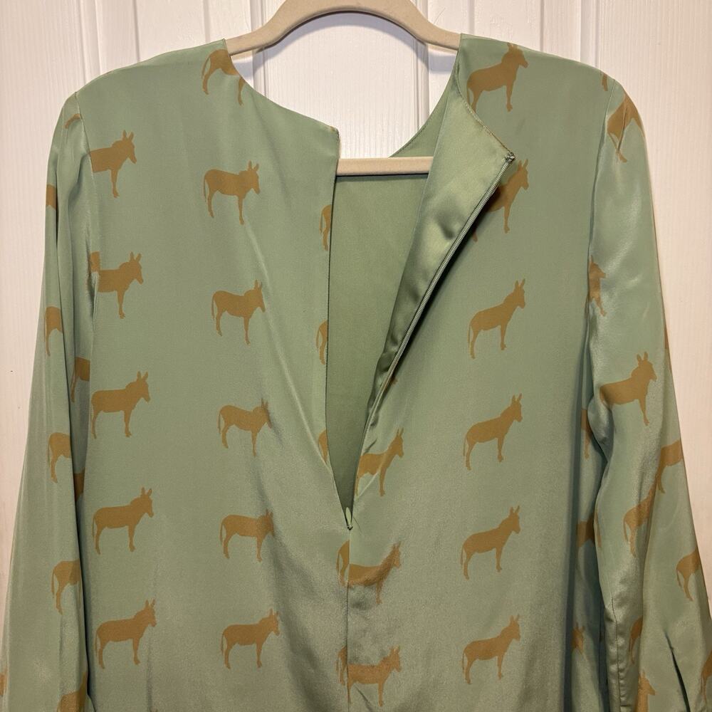 Charlotte by Charolette Taylor Dress Size 10 Silk Donkey ASO Pretty Little Liars - Picture 16 of 16